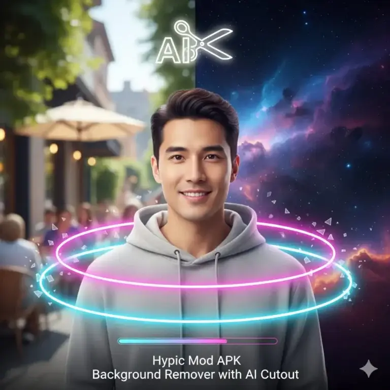 Background Remover and AI Cutout Features in Hypic Mod APK